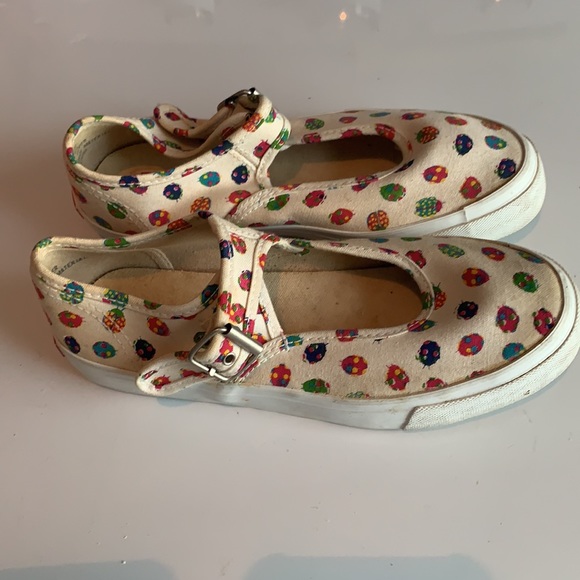 Esprit picnic ladybug shoes Mary Janes 1.5 1 1/2 - Picture 3 of 12